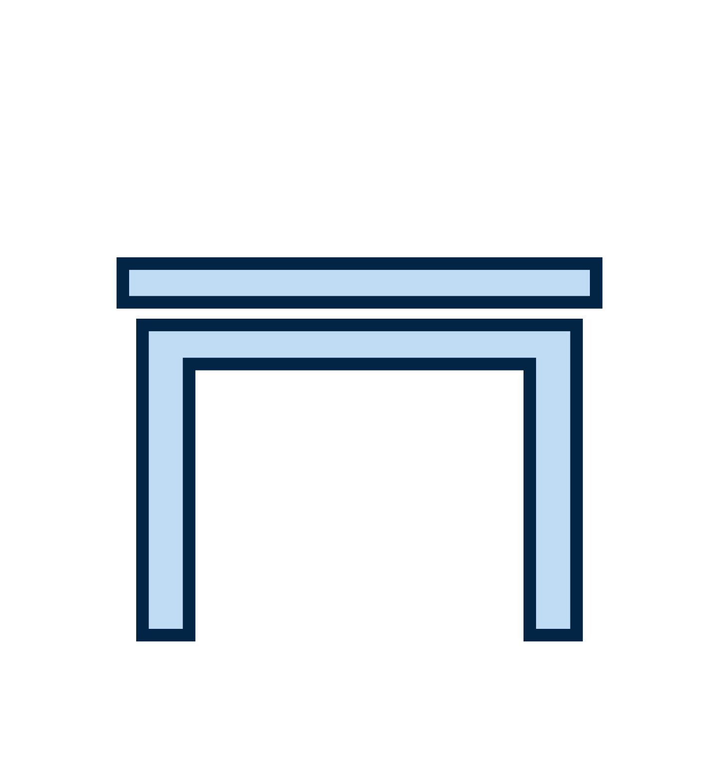 Carport med fladt tag